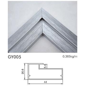 Hochwertiges Küchenschrank Aluminiumprofil mit gebürstetem Silber